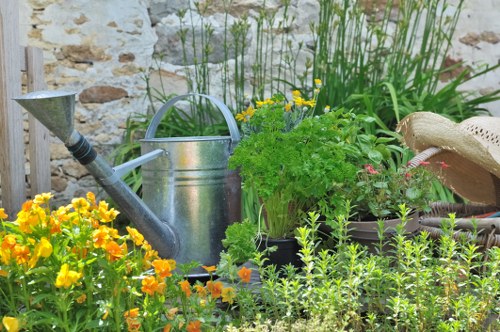Diverse plant selection for garden design